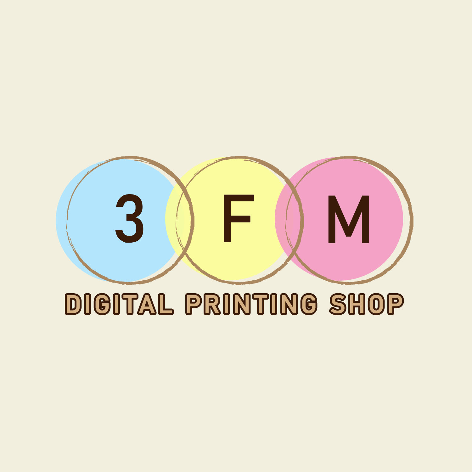 3FM Digital Printing Shop Logo